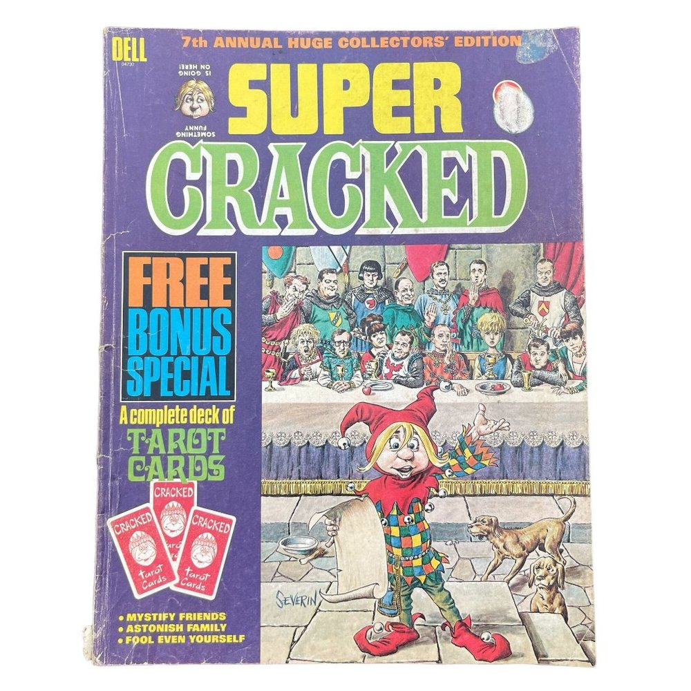 Vintage 1974 Super Cracked Collectible Comedy Satire Comic Book‎